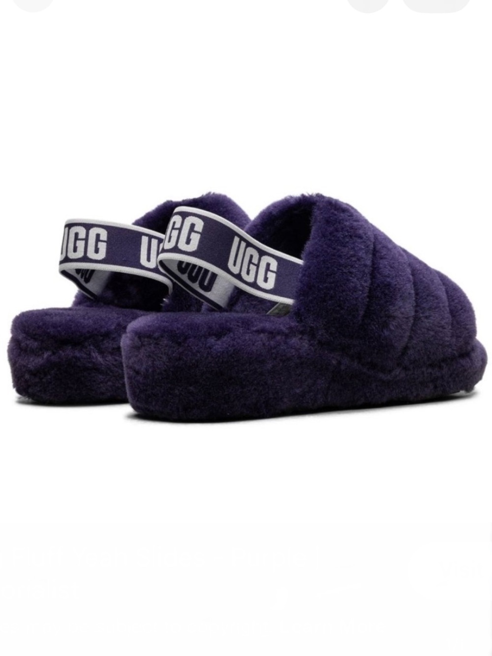 UGG Fluff Yeah Violet Bloom Women’s size 8 NEW!!!